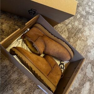 UGG Brown Suede Ankle Boots